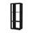 FM FURNITURE Modoc Bookcase In Melamine With Open Storage, Black-1279522973