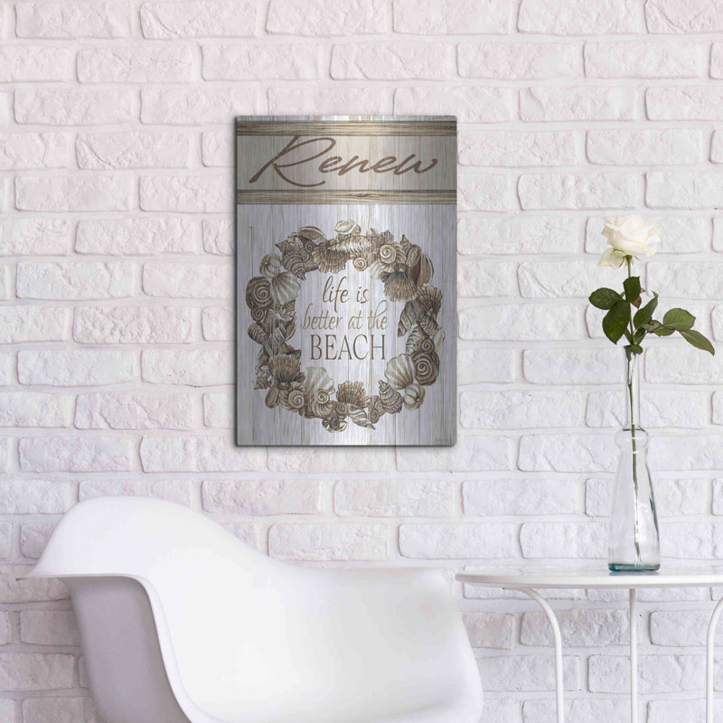 «Renew Shell Wreath» par Cindy Jacobs, H 24 po x l 16 po