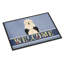 Tapis d'extérieur antidérapant Old English Sheepdog Welcome 27 po x 18 po
