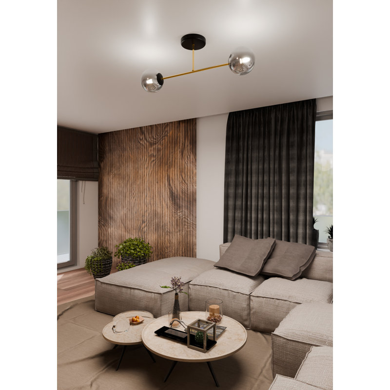 Wittrock 2 - Light Chandelier, Black, Grey