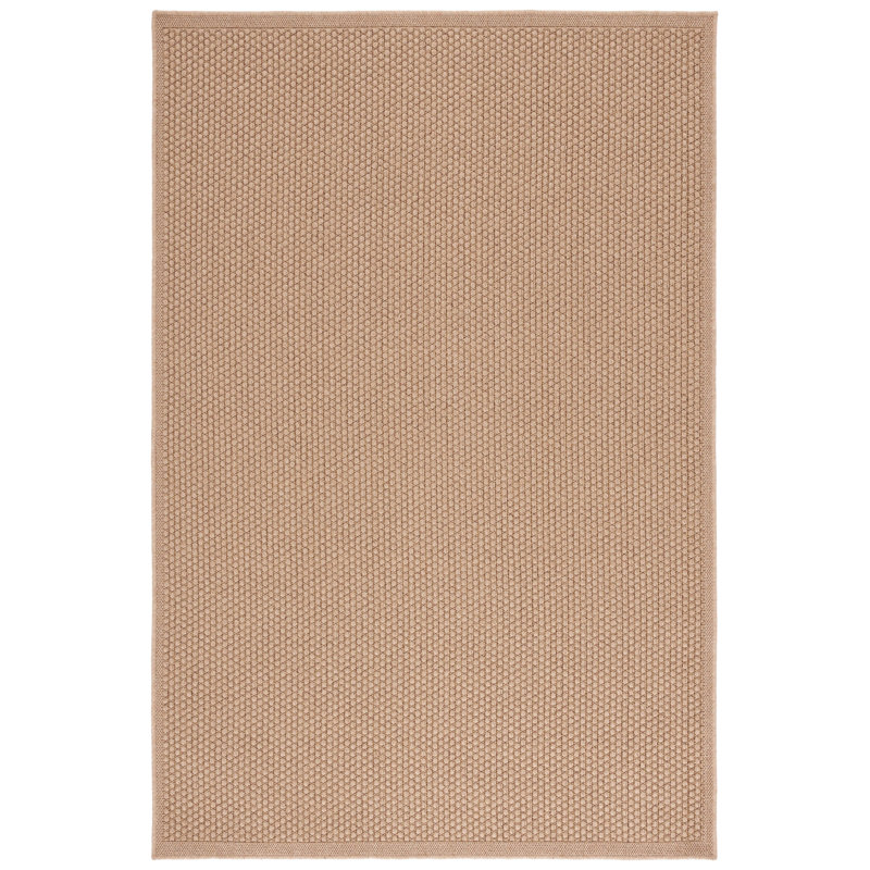 Bernessa Performance Solid Color Indoor/Outdoor Area Rug, Rectangle 4' x 6'