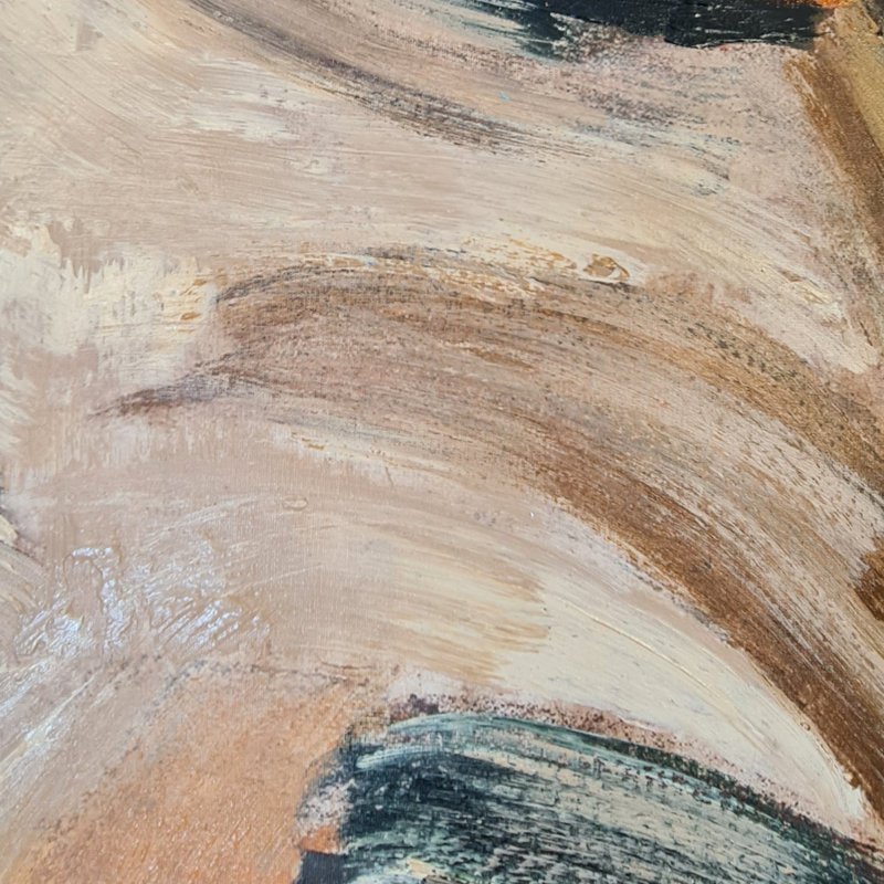 Elena - peinture sur toile tendue, L 20 po x H 20 po
