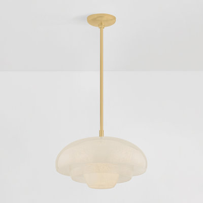 Auburndale Pendant in Aged Brass