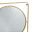 Miroir d'appoint avec tablettes Mccreery