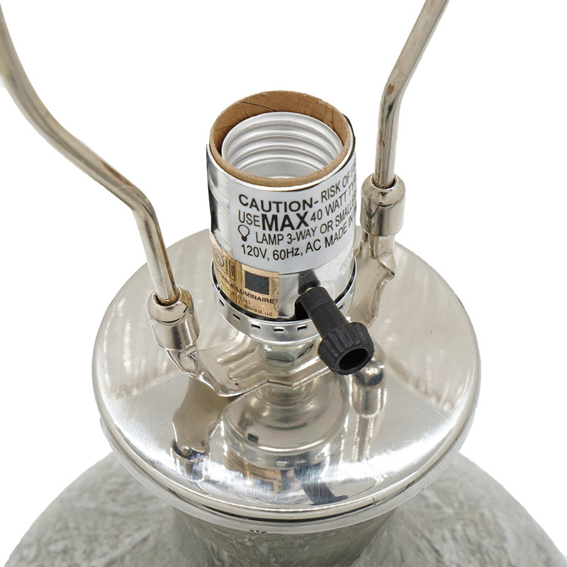 Lampe de table en verre 15X23 "