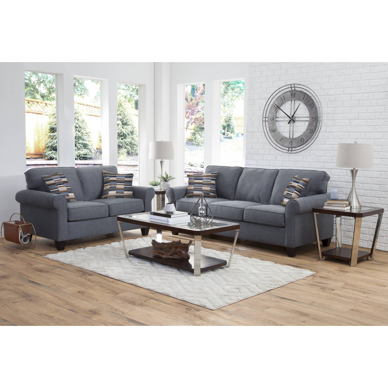 Max Upholstered Reclining Loveseat, 36"H x 82"W x 37"D