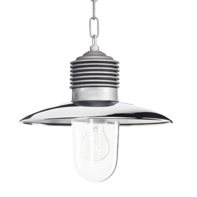 Ampere 1 - Light Aluminium/Copper Cone Pendant