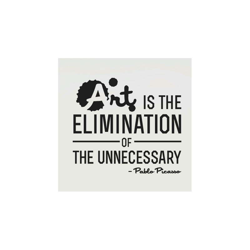 Non-Wall Damaging Wall Decal, Black, Medium