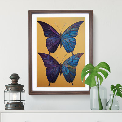 Majestic Butterflies - Framed Print