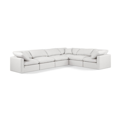 Itala Upholstered L-Shaped Sectional Reversible