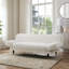 Silas Green Velvet Fabric Sofa Bed With Adjustable Armrests-2011434034