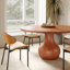 Table de salle à manger rotative encombrante avec table de cuisine en bois massif Lazy Susan pour 6/8/10-295150493