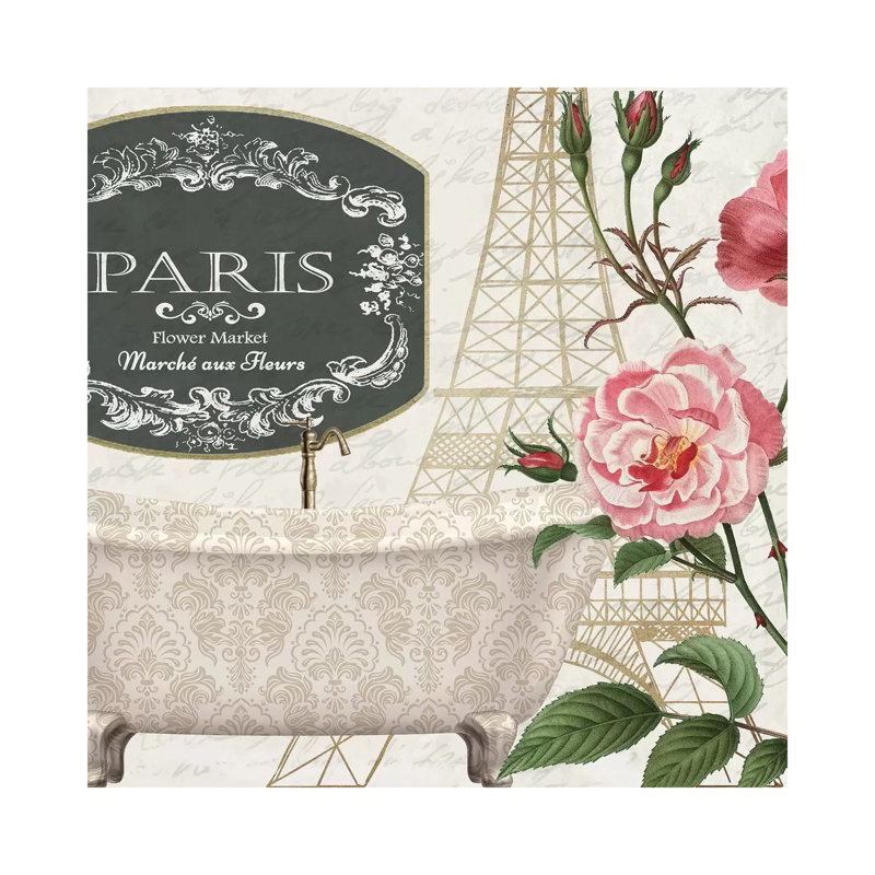 Salle De Bains I by Kimberly Allen - Wrapped Canvas Print, 45.72 cm H x 45.72 cm W