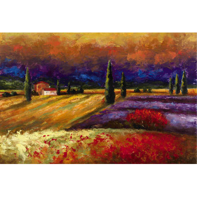 Impression toscane sur toile toscane