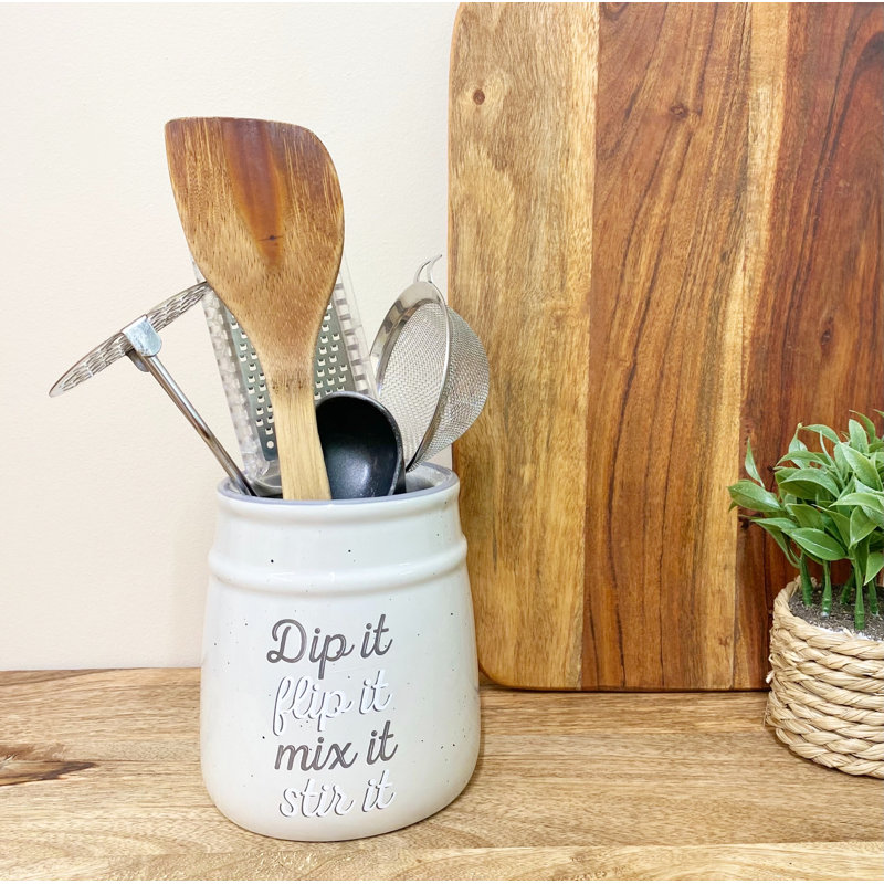 Ceramic / Porcelain Round Utensil Holders/Pots/Jars