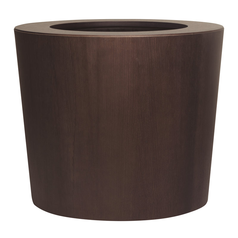 Manor Wood Pot Planter, Dark, 61cm H x 51cm W