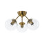 Plafonnier semi-encastré 3 lumières Spoutnik-92595536