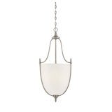 Luminaire bol suspendu unique à 3 lumières Sennott