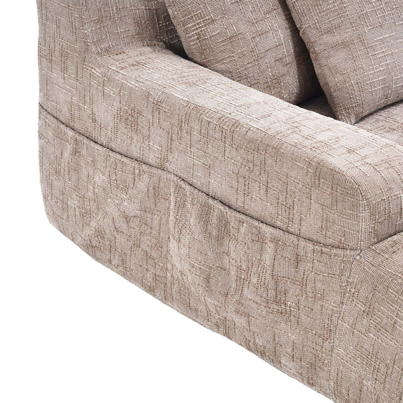Canapé-lit Chenille Interior Lazy, Kaki