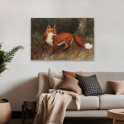 Animaux et renard brun