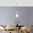 Elegant Metal Chandelier, White Finish, 5.9 x 50.0 x 5.9 inches | Adjustable Height 16.1 to 50.0 inches | Max 40W E14 Socket | Ideal for Dining Room, Living Room, and Entryways | Stylish and Modern Design-1397457040