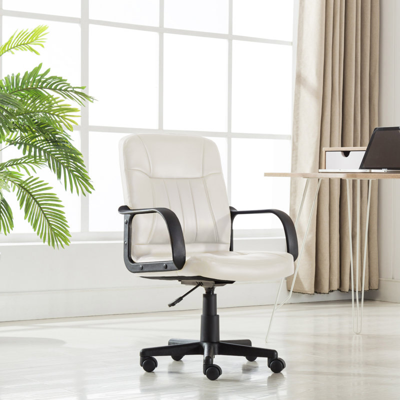 Leeaira Executive Chair, White