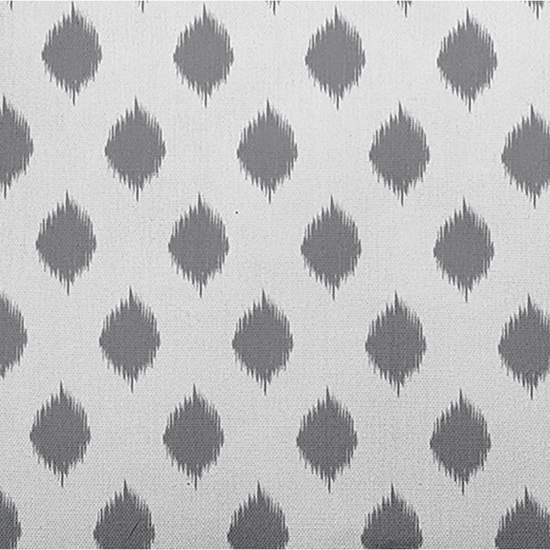 Ikat Outdoor Reversible Throw Pillow, Classic Gray, 20"x20"