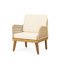Ensemble de conversation, causeuse, table basse et 2 fauteuils club
