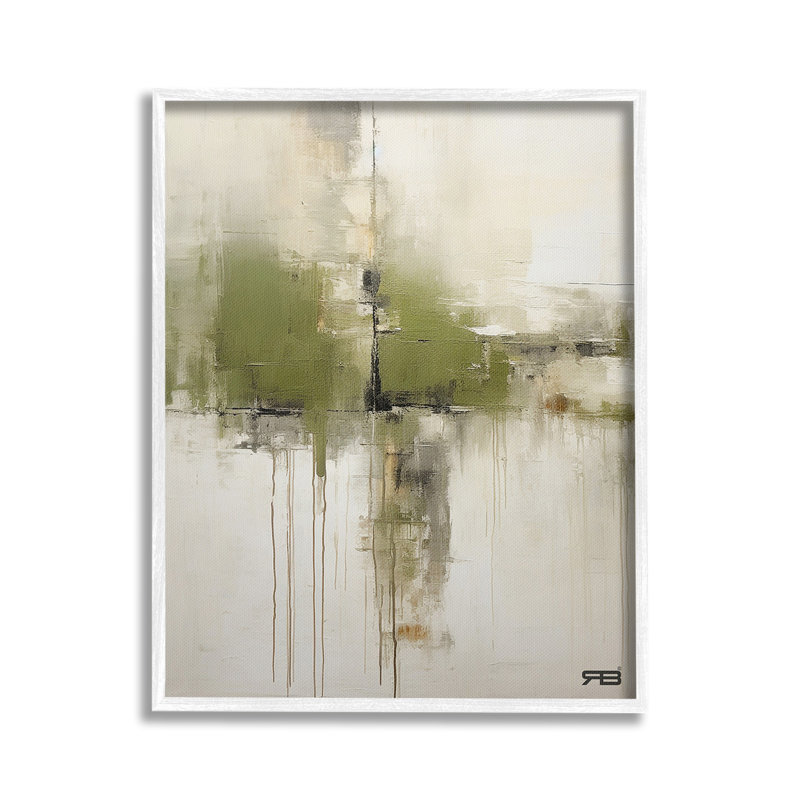«Modern Paint Drip Horizon Single Photo Frame» par RB sur toile, H 20 po x l 16 po