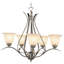 Lustre unique classique / traditionnel à 5 lumières Baronne-322125012