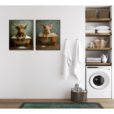 Highland Soak, art mural sur toile
