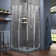 Cornerview 34.5" x 72" Square Sliding Shower Enclosure