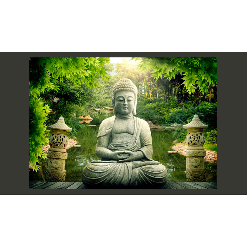 Buddhas Garden 2.45m x 350cm Wallpaper, 400 cm x 280 cm