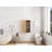 Wall-Mounted Side Cabinet Combination With Soft Closing Doors For Bathroom Study Storage Room Engineered Wood Easy To Install-1974238435