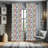 Geometric Semi-Sheer Rod Pocket Curtain Panels-45075815