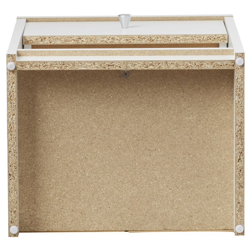 Clanton Small-Space 1 - Drawer Nightstand, White