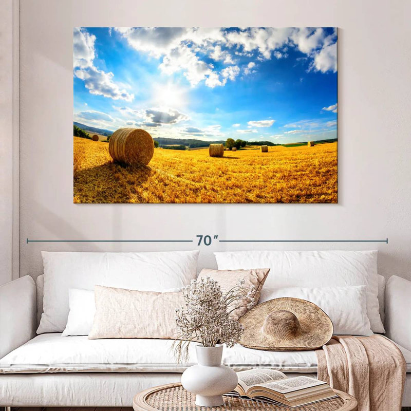 Alvord Sunny Hay Field, 34" H x 51" W