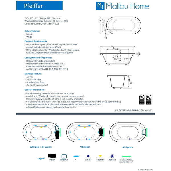 Dimensions du produit