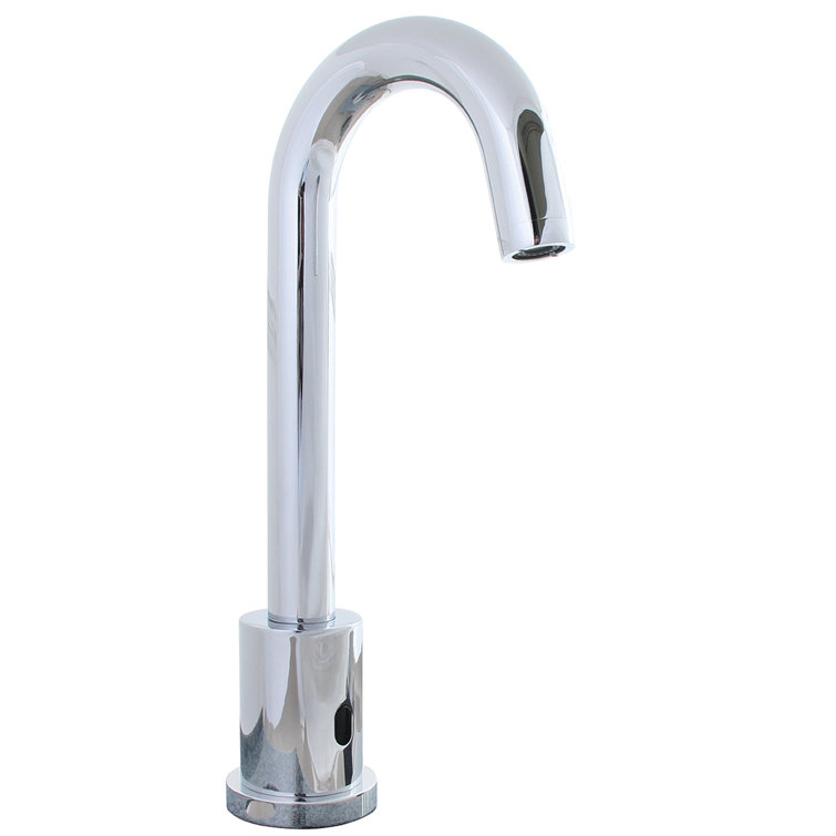 Sensorflo Gooseneck AC Powered Single Hole Bathroom Faucet