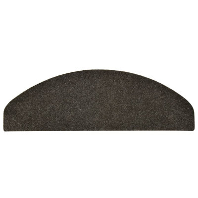 Argenys Self-adhesive Stair Mats Anthracite Needle Punch