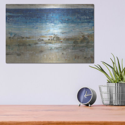 " Luxe Metal Art 'Rocky Shoreline I' By Tim O'Toole, Metal Wall Art " by Tim O'Toole