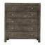Élégant coffre de rangement transitionnel gris-14845068