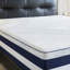 Grand matelas en mousse viscoélastique 12 pouces avec surmatelas amovible - système de refroidissement double et support pour colonne vertébrale