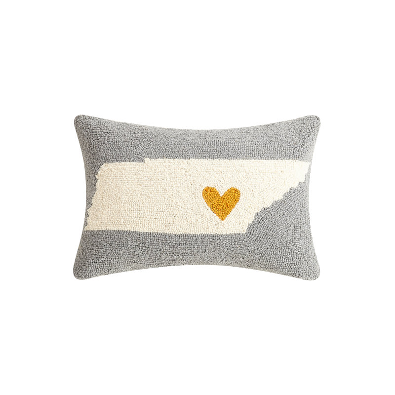 Coussin en cœur Heart In Tennessee