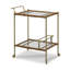 Tipple Metal Bar Cart with Wheels