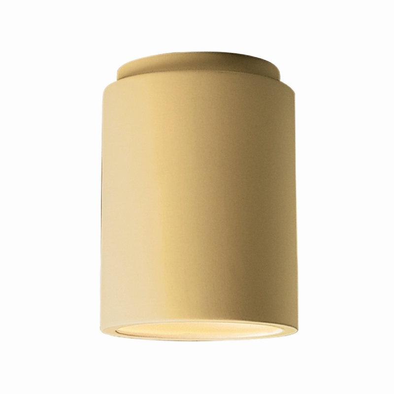 Plafonnier encastré 1 lumière 6,5 po Sumatra, Jaune atténué, Incandescent (Not Included)