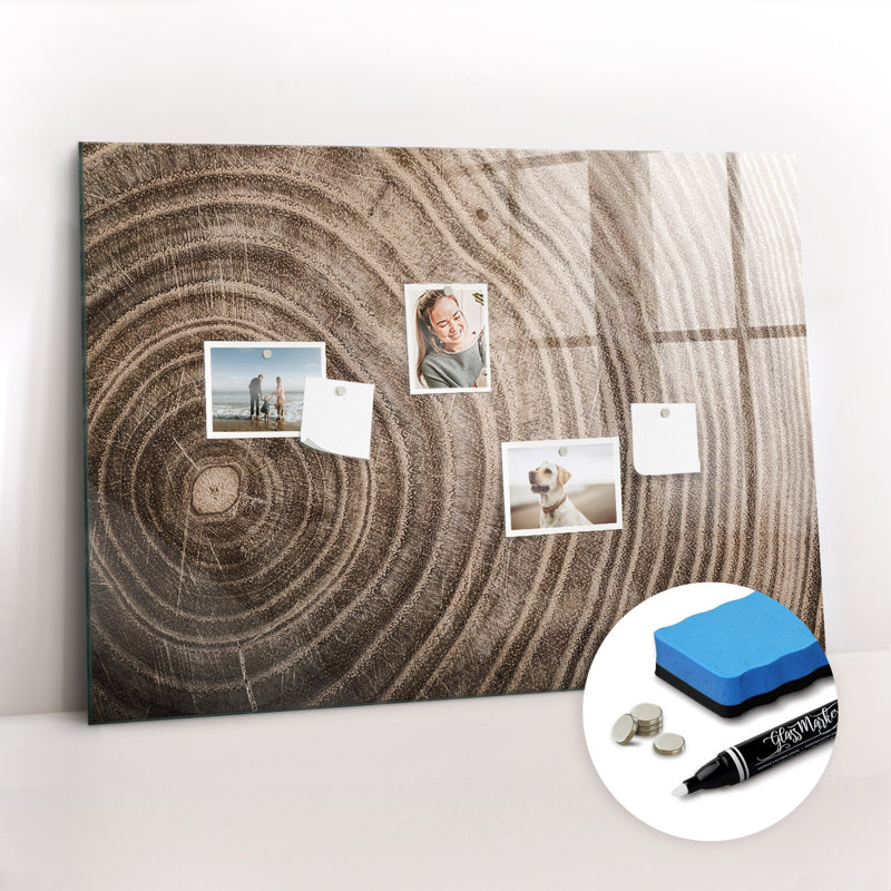 Magnetic Glass Photo Memo Board