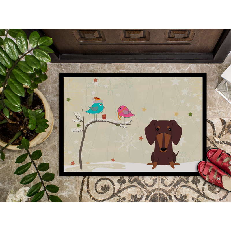 Paillasson Shodra, Rectangle 1 pi 6 po x 2 pi 3 po, Beige