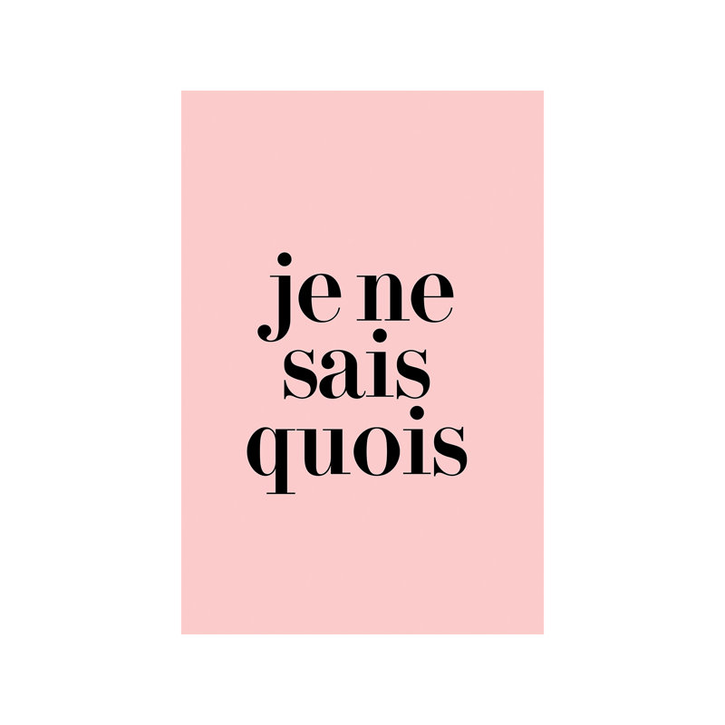 Je Ne Sais Quois - Wrapped Canvas Print, 20.32 cm H x 30.48 cm W