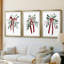 Christmas Holiday Art XVIII - Custom encadrée de qualité supérieure avec mat - 3 pièces-976301226-976301222
